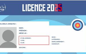 Licence 2025-Tarifs