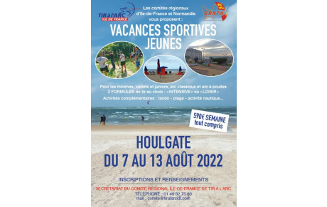 CRArcIdF-Vacances Sportives Jeunes 2022